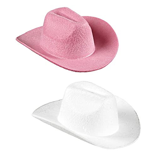 WIDMANN - Mini sombrero cowboy color blanco