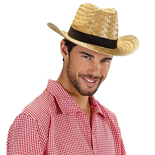 WIDMANN ? Sombrero de Vaquero, Modelo Texas, de Paja. Código: 1425D