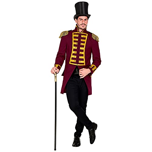 WIDMANN Widmann-49603 49603 – Uniforme de garde rojo vino para hombre, parade, chaqueta, abrigo, director de circo, disfraz, carnaval, fiesta temática, multicolor, large