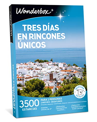 WONDERBOX Caja Regalo - Tres DÍAS EN RINCONES ÚNICOS - 3.500 estancias en España y Europa