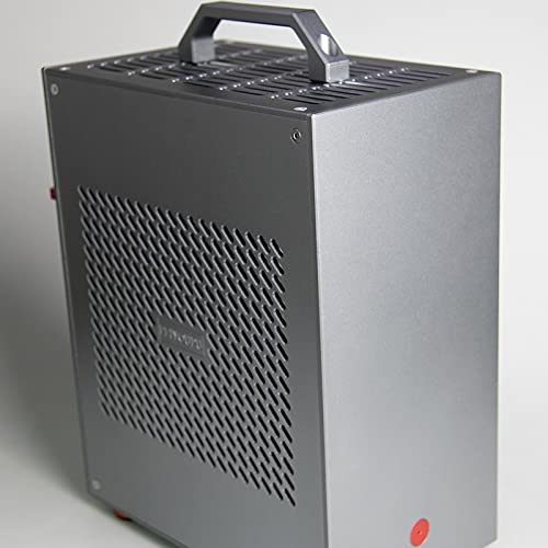 WSNBB Caja De Consola De Juegos De Torre Media ATX, Mini Caja De ITX, Fuente De Alimentación 1U, Caja De Aluminio, Consola De Juegos A4 Personalizada