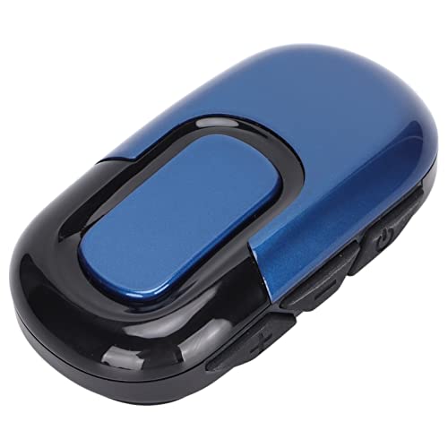 XINL Auriculares con Intercomunicador, Auriculares para Casco de Motocicleta de Artesanía Fina, Diseño Profesional Desmontable para Jinetes(Azul)