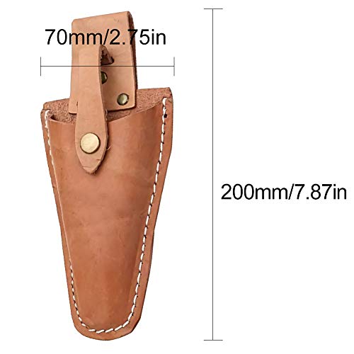 XYDZ Funda de Tijeras, 2PCS Funda de Cuero Herramienta Holsters Cinturón Soporte para Bolsa de Jardinería Caso Alicates, para Alicates, Tijeras de Podar, Tijeras, Paleta, Cuchillo de Podar, o Jardín