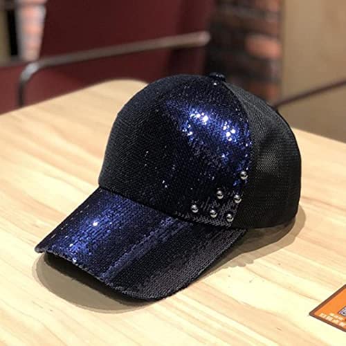 YHDNCG Orejas Gorra de béisbol para Hombre del Sombrero para los Hombres Ultimate Rewired Gorras de Golf Cap Running Mujer Lentejuelas Verano de la Perla