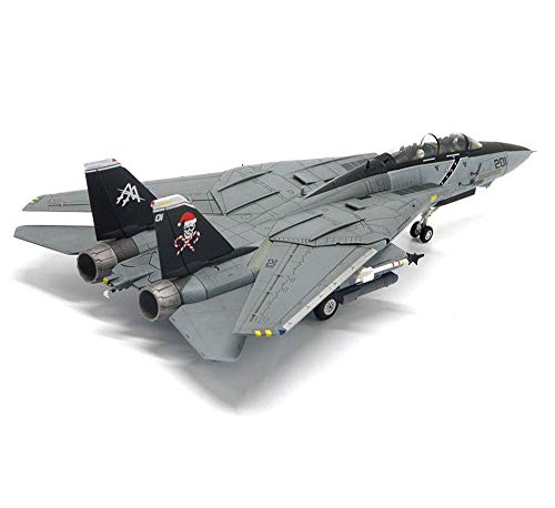 YLHXYPP Modelo aeronáutico 1/72, militar, Estados Unidos, F-14B VF-103, diseño de guerrero de Navidad, regalo para niños, 10,4 x 6,4 pulgadas, alta calidad.