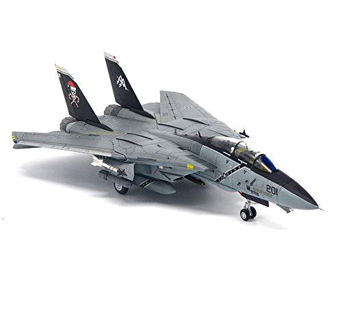 YLHXYPP Modelo aeronáutico 1/72, militar, Estados Unidos, F-14B VF-103, diseño de guerrero de Navidad, regalo para niños, 10,4 x 6,4 pulgadas, alta calidad.