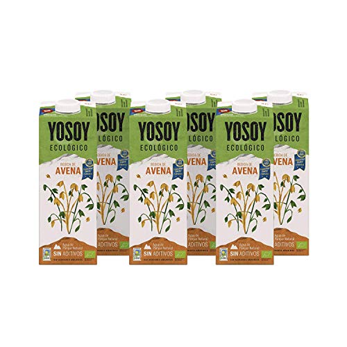 Yosoy Bebida Vegetal Ecológica de Avena, Caja de 6 x 1L