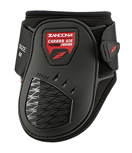 Zandonà Carbon Air Fetlock Polainas de protección del Caballo, Color Negro, tamaño M