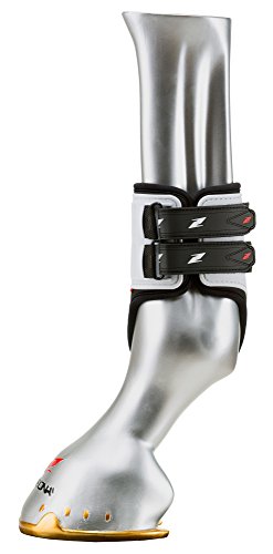 Zandonà Superior Air Fetlock Polainas de protección del Caballo, Color Blanco, tamaño Talla L