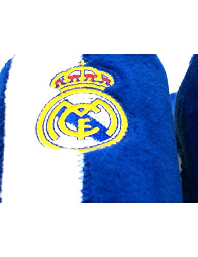 Zapatillas de casa de equipos de fútbol con licencia oficial Real Madrid CF - Color - Azul, Talla - 45