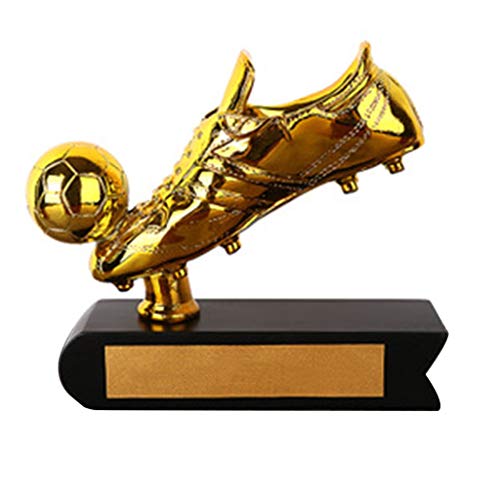 Zapatos de fútbol Mejor Tirador Deportivos de colección Personalizable de Oro Decoración Copa Oro Resina balón del Chapado en Oro del Trofeo del fútbol Trofeo Jugador