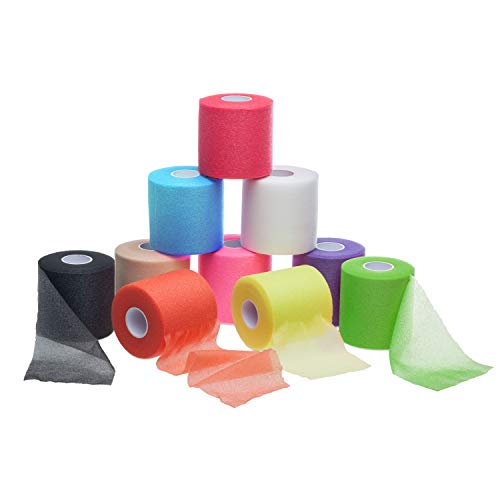 ZiATEC Power Underwrap - pre-wrap no adhesivo | pre-envoltura de espuma para cinta deportiva, fijación del pelo, protección de la piel, color:turquesa