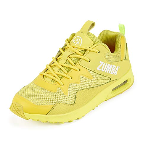 Zumba Active Air Classic Zapatillas Deportivas con Estilo de Fitness Zapatillas de Mujer de Baile, Yellow 0, 42 EU