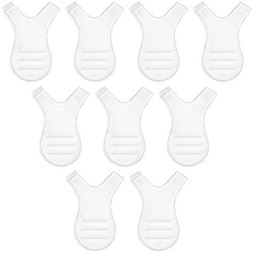 30 Piezas Cepillo de Pestañas en Forma de Y, Y Forma Pincel de Pestañas de Silicona, Perm Peines de Pestañas Herramientas para Elevación Injerto Limpieza, Belleza