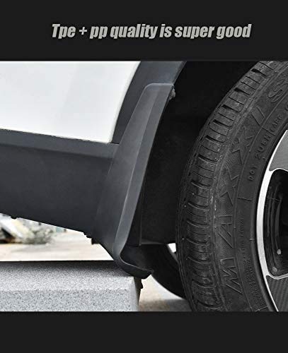 Accesorios de ajuste automático Guardias de Guardias de Mudguardias 4pcs Car. Flaps de barro aleta, aletas de salpicaduras de salpicaduras de salpicaduras de chapas de goma Guardas de goma Guardabotas