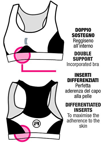 ACTIVE-FIT Top Gris Jaspeado L/XL