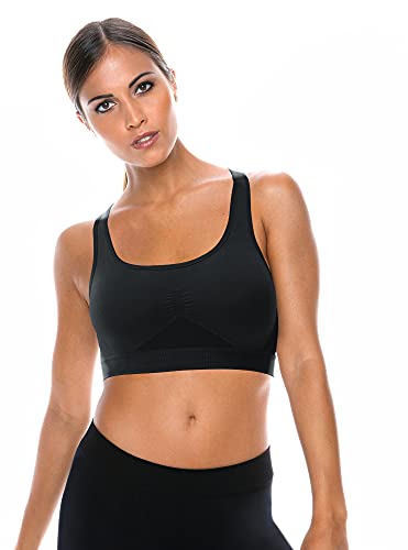 ACTIVE-FIT Top Negro S/M