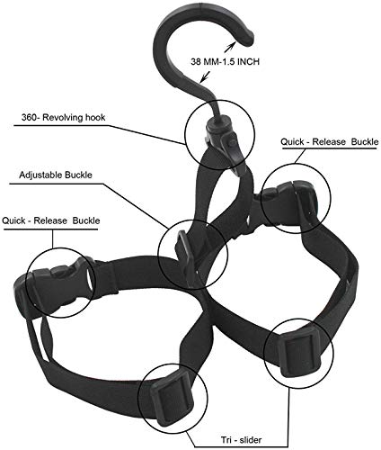 ALLENLIFE Percha ajustable para botas de pesca para vadear, para secar y guardar botas de pesca, se adapta a todas las botas de pesca y vadeadores, sin botas (1 unidad)