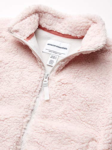 Amazon Essentials Full-Zip High-Pile Polar Fleece Jacket outerwear-jackets, Rosado claro, XS