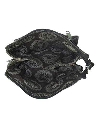 American West Pendleton Pony - Cartera de piel para eventos, eventos deportivos, conciertos, marr�n (Marrón Carbón (4383285)), Small