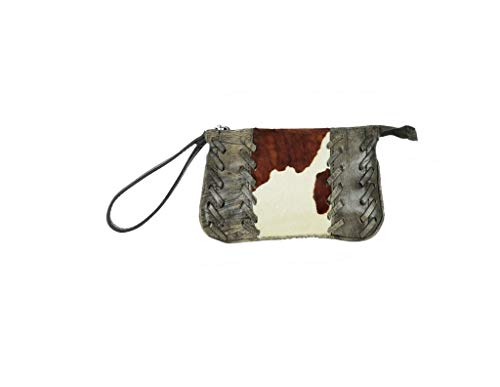 American West Pendleton Pony - Cartera de piel para eventos, eventos deportivos, conciertos, marr�n (Marrón Carbón (4383285)), Small