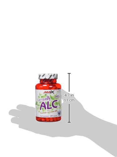 AMIX - Suplemento Deportivo - CarniLine ALC con taurina y Vitamina B6 en Formato de 120 Cápsulas - Activa el Metabolismo - Mejora el Rendimiento Muscular