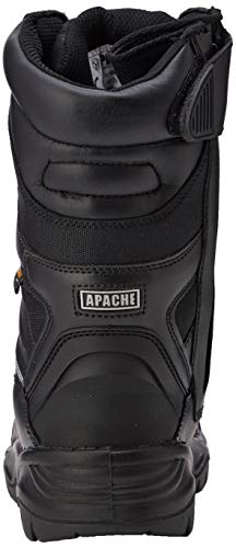 Apache Botas de seguridad para hombre, color negro (negro), 10 UK 44 EU