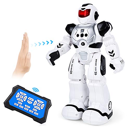 ARANEE Robot de Control Remoto, RC Robot Juguete Inteligente y programable Gestos Control Robots para Niños(Negro)