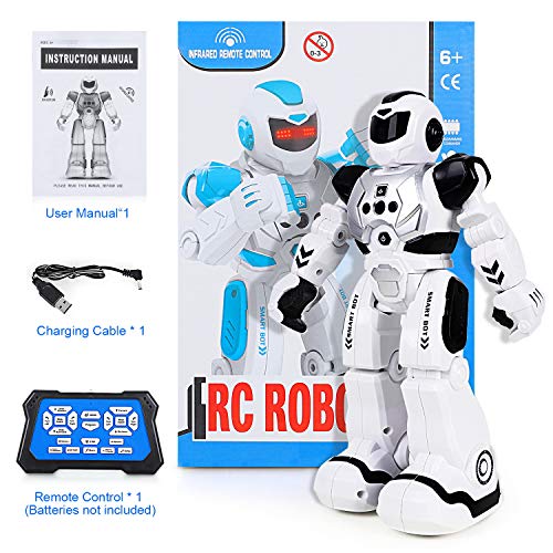 ARANEE Robot de Control Remoto, RC Robot Juguete Inteligente y programable Gestos Control Robots para Niños(Negro)