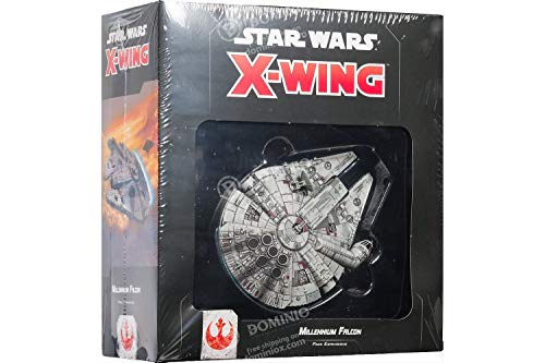 Asmodee - Star Wars X-Wing Milenium Falcon expansión Juego de Mesa con Impresionantes miniaturas, Color, 9962