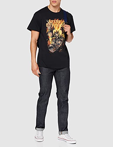Avenged Seven Fold Avenged Sevenfold Atone Camiseta, Negro, L para Hombre