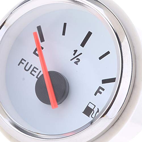 B Blesiya 3 X Sensor de Indicador de Nivel de Gasolina de Envío de Tanque de Combustible + Indicador de Nivel de Combustible Blanco