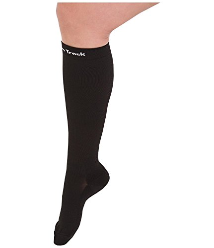 Back on Track Sock Nikki, Knee High, Tropical, hasta la rodilla, color negro, tamaño extra-large