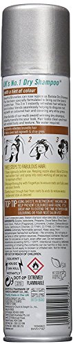 Batiste Champú seco Beautiful Brunette con un toque de color para cabello castaño, pelo fresco para todo tipo de cabello, 6 unidades (6 x 200 ml)