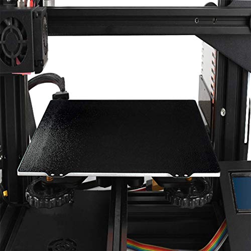 BCZAMD - Impresora 3D (310 x 310 mm/12,2 x 12,2 pulgadas, chapa de acero de muelle PEI con recubrimiento de polvo, para CR-10 10S Pro CR-X MP Maker Pro con base magnética.