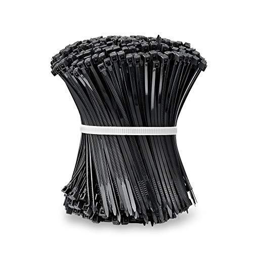 Beshine Bridas para Cables - 100mm x 2.5mm Bridas de Nailon, 1000 Unidades, Negro