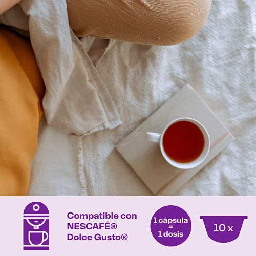 Bettery For a Better Relax & Unwind (10 x 12 g) - Complemento Alimenticio potente para reducir la ansiedad y el estrés | Cápsulas compatibles con Máquinas NESCAFE* DOLCE GUSTO* - Bálsamo de café