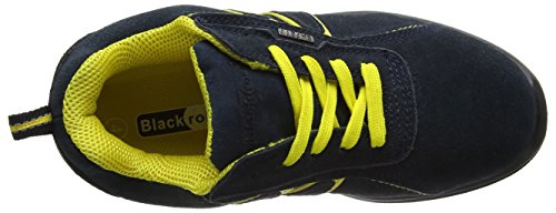 Blackrock Hudson Trainer - Zapatillas de seguridad con punta de acero, Unisex Adulto,Multicolor (Navy/Yellow), talla 44 EU (10 UK)