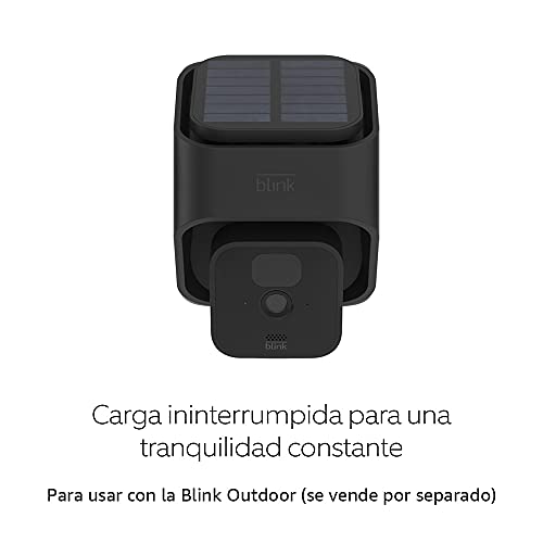 Blink Solar Panel Mount | Soporte con panel solar Blink para cámara Blink Outdoor, negro