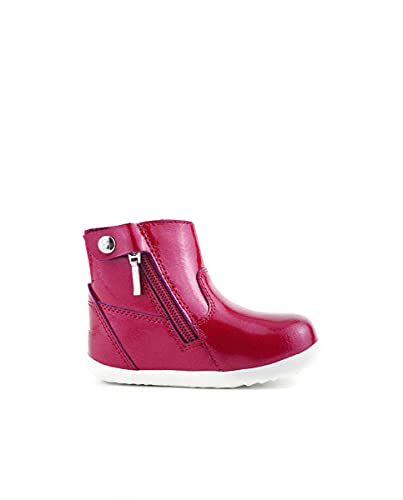 Bobux I-Walk Paddington Winter Boots_Caminantes - Una Bota de Piel, Forro de Lana Merino, Membrana Interna Impermeable al Agua (Cherry, Numeric_23)