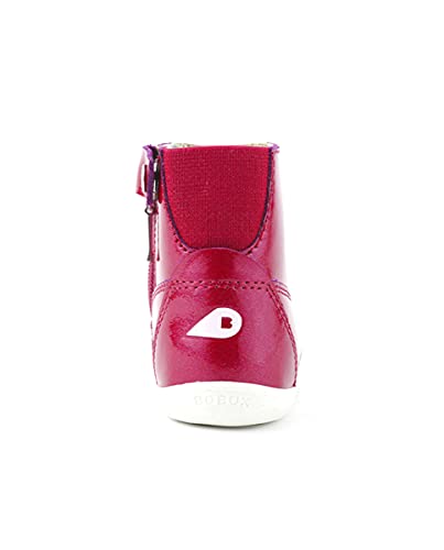 Bobux I-Walk Paddington Winter Boots_Caminantes - Una Bota de Piel, Forro de Lana Merino, Membrana Interna Impermeable al Agua (Cherry, Numeric_23)