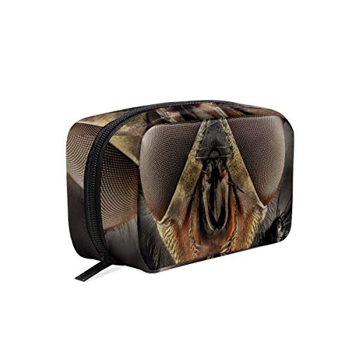 Bolsa de maquillaje de ojos de insectos bolsa de viaje para mujeres niña bolsa de cosméticos ligera bolsa de almacenamiento personalizada