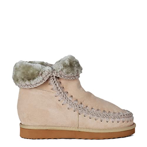 Botas Australianas para Mujer Forrada con Pelo Camel (37)