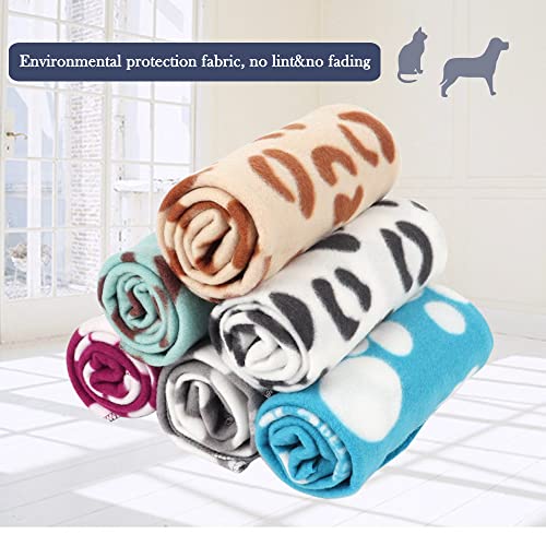 BPS 3Pcs Manta para Perros Gatos Mascotas Manta Suave 2 Tamaño para Elegir Colores Envian al Azar (Size L: 120*100 cm) BPS-1040*3 (3 Pcs)