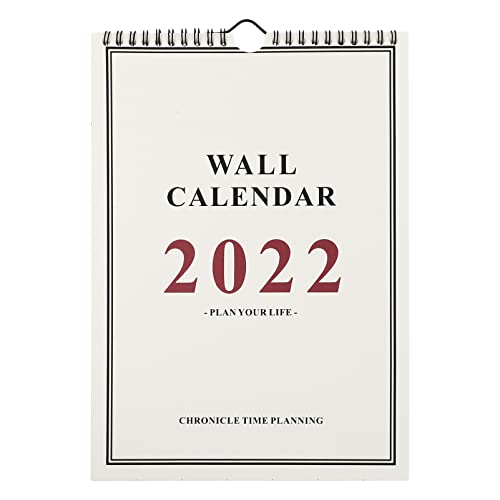 Cabilock 2022 Wall Calendar Desktop Pad Calendario Mensual Colgando Calendario Planificador Año Académico Horario Diario Planificador Organizador para Inicio Oficina Escuela Color Surtido