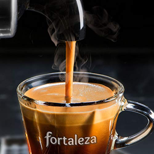 Café Fortaleza - Platinium “ Cápsulas Compatibles con Nespresso, de Aluminio, Descafeinado Forte, Sabor Intenso, Tueste Natural, Pack 8x10 - Total 80 uds