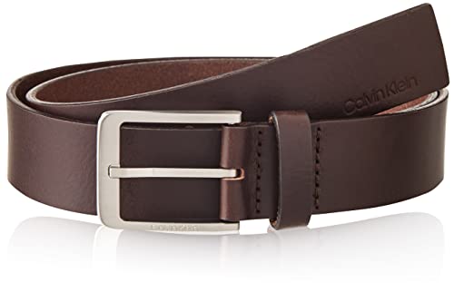 Calvin Klein CK Vital 35MM Cinturn, Dark Brown, 110 cm para Hombre