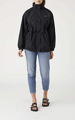 Calvin Klein Waisted Windbreaker Cortavientos, CK Black, S para Mujer