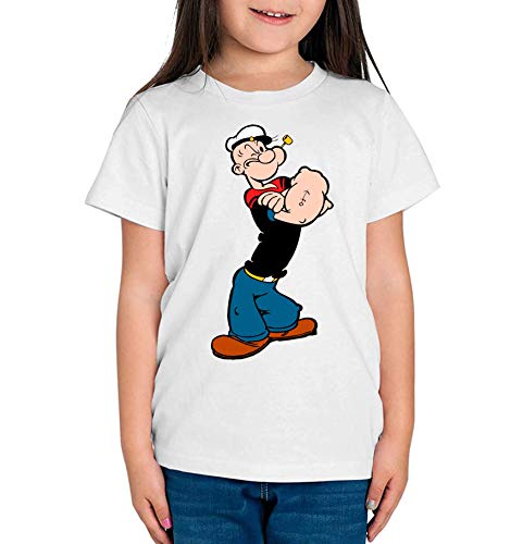 Camiseta de NIÑAS Popeye Cocoliso Espinacas Brutus 010 5-6 años