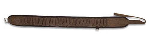 Canana BARBARIC Serraje Cal 12 (35 Cart) para Caza, Pesca, Camping, Outdoor, Supervivencia y Bushcraft Barbaric Force 34672 + Portabotellas de regalo